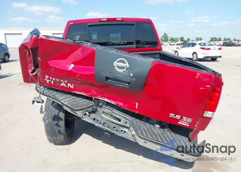 2006 Nissan Titan Se from USA, damaged, VIN 1N6BA07A46N509974